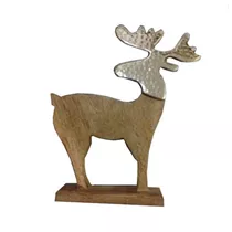Gehlmann - Holzaufsteller Rentier, 29 cm