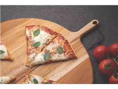  - TEAKHOLZ "Provence" Servier- & Pizzabrett 52 x ø 40 x 1,5 cm