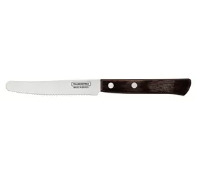 Tramontina - "BRÖTCHEN/FRÜHSTÜCKS" MESSER Spülmaschinenfest, Echtzholzgriff, Edelstahlnieten Tramontina - "BRÖTCHEN/FRÜHSTÜCKS" MESSER Spülmaschinenfest, Echtzholzgriff, Edelstahlnieten