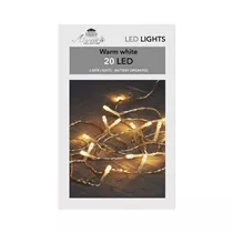 LED Lichterkette - Indoor 20L / 2M warmweiß für innen