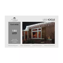 LED Lichterkette - Icicle Lights 180L/360X60Cm warmweiß