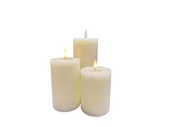cream 7,5x10cm - LED Wachskerze cream 7,5x10cm - LED Wachskerze
