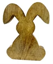 Holz, 13x10x2,5 cm - Hase "Bunny" Holz, 13x10x2,5 cm - Hase "Bunny"