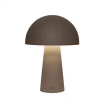 Weiß - Tischlampe rund 15x15x21 cm