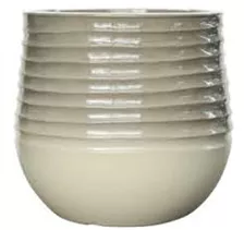 Taupe Top/Ivory Bottom - Pflanzkübel