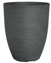 Aged Charcoal - Pflanzkübel hoch