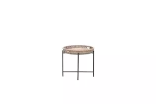 D60xH50 cm, c.bl/ natural rotan - Benidorm Beistelltisch 