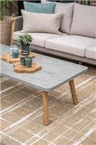 acacia wood rope taupe grau sand - Meteor Lounge Set 4-tlg