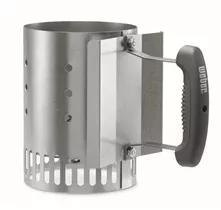 Weber - Kleiner Anzündkamin Stahl aluminiumbeschichtet