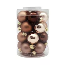 Inge's Christmas Decor - Kugel 3 cm, Glas, 20 Stk., Elegant Lounge