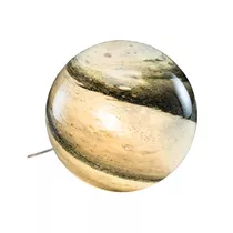 Gehlmann - Kugellampe, Glas, weiß/schwarz Effekt, H28/D29cm Gehlmann - Kugellampe, Glas, weiß/schwarz Effekt, H28/D29cm