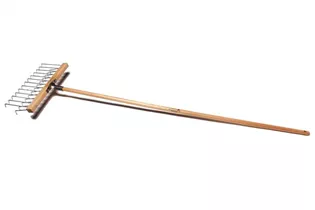 Krumpholz - Laubrechen, 26 Zinken mit Eschenstiel