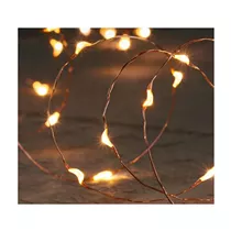 LED Lichterkette - Kupferdraht 100L / 5M classic warm für innen
