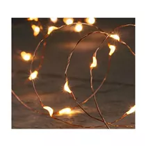 LED Lichterkette - Kupferdraht 20L / 1M classic warm für innen