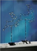 Sagaflor - LED Rentier springend beleuchtet 52 cm groß Sagaflor - LED Rentier springend beleuchtet 52 cm groß