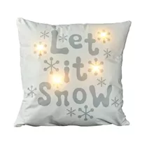 LED Kissen - Let it snow 45X45 cm