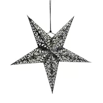 Werner Voß - Leuchtstern, 5-Pointer, schwarz