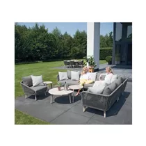 4 Seasons Outdoor - Loungegruppe Santander, 4-teilig, grau