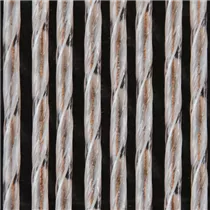 Sun-Arts Türvorhang - Locarno 100x232 - Weiß-Braun