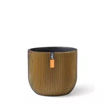 23x21 schwarz / gold - Topf Kugel Groove
