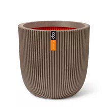 54 x 52 warm taupe - Planter ball Groove NL