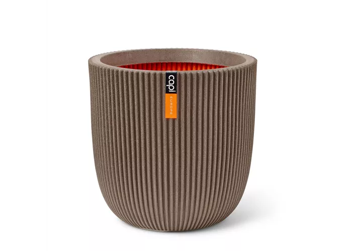 54 x 52 warm taupe - Planter ball Groove NL