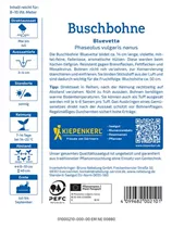 Kiepenkerl Saatgut - Buschbohnen Bluevetta