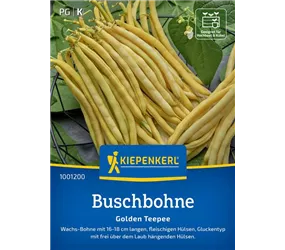 Kiepenkerl Saatgut - Buschbohnen Golden Teepee