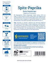 Kiepenkerl Saatgut - Paprika Roter Augsburger