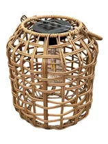 braun, D20,5xH25,5 cm - Solar-Laterne