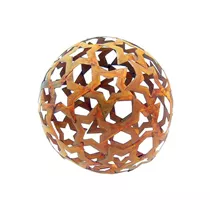 MAXPHIL living - Metallkugel aus Sternen, groß