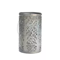 Gehlmann - Metalllaterne mit Henkel aus Zink, klein