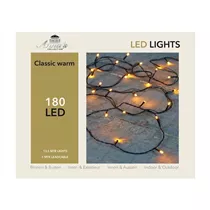 LED Lichterkette - mit 180L / 13,5M classic warm für innen & außen