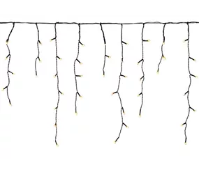 180L/360X60CM - Eiszapfenbeleuchtung schwarz