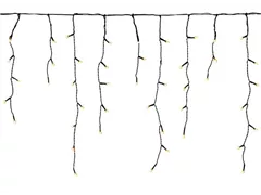 360L/720X60CM - Eiszapfenbeleuchtung schwarz