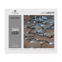LED Lichterkette - mit 360L / 27M weiß für innen & außen