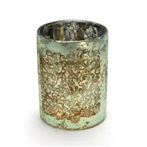 Windlicht - mit Ornament, groß