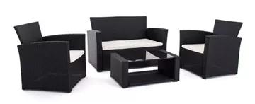 MAXPHIL living - Möbelgruppe Caltas Schwarz