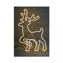 Anna's Collection - Neon Beleuchtung Hirsch Stehend 52X80Cm 450L warmweiß