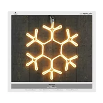 Anna's Collection - Neon Beleuchtung Schneeflocke 51Cm 360L warmweiß