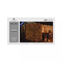 LED Lichterkette - Net Lights 384L / 300X300Cm warmweiß für innen & außen