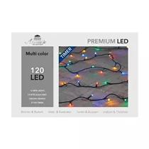 LED Lichterkette - Outdoor 120L / 12M bunt für innen & außen