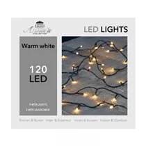 LED Lichterkette - Outdoor 120L / 12M warmweiß für innen & außen LED Lichterkette - Outdoor 120L / 12M warmweiß für innen & außen