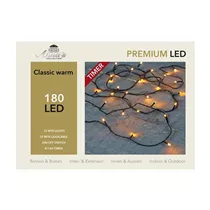 LED Lichterkette - Outdoor 180L / 18M classic warm für innen & außen