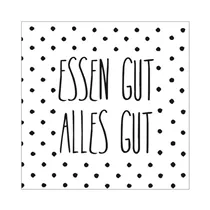 Räder Poesie et Table - Papierserviette Essen gut alles gut Räder Poesie et Table - Papierserviette Essen gut alles gut