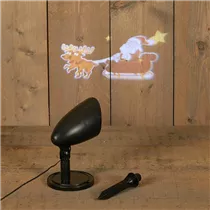 Anna's Collection - Outdoor LED Projektor Weihnachtsmann mit Schlitten Anna's Collection - Outdoor LED Projektor Weihnachtsmann mit Schlitten