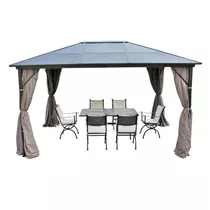 MAXPHIL living - Pavillion Novara mit Seitenteilen