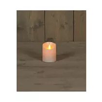 LED Kerze batteriebetrieben - Perle Bew. Flamme 7,5X10 cm