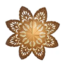 Concord - Papier Schneeflocke Stern, weiß