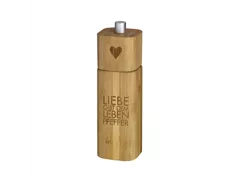 Räder Poesie et Table - Pfeffermühle Liebe gibt dem Leben Pfeffer Räder Poesie et Table - Pfeffermühle Liebe gibt dem Leben Pfeffer